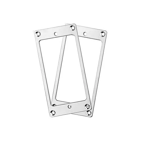 Musiclily MX0643-2 Рамка звукоснимателя, прямая, хром, 2 шт.